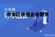 中金区块链企业融资现状，中金区块链企业融资