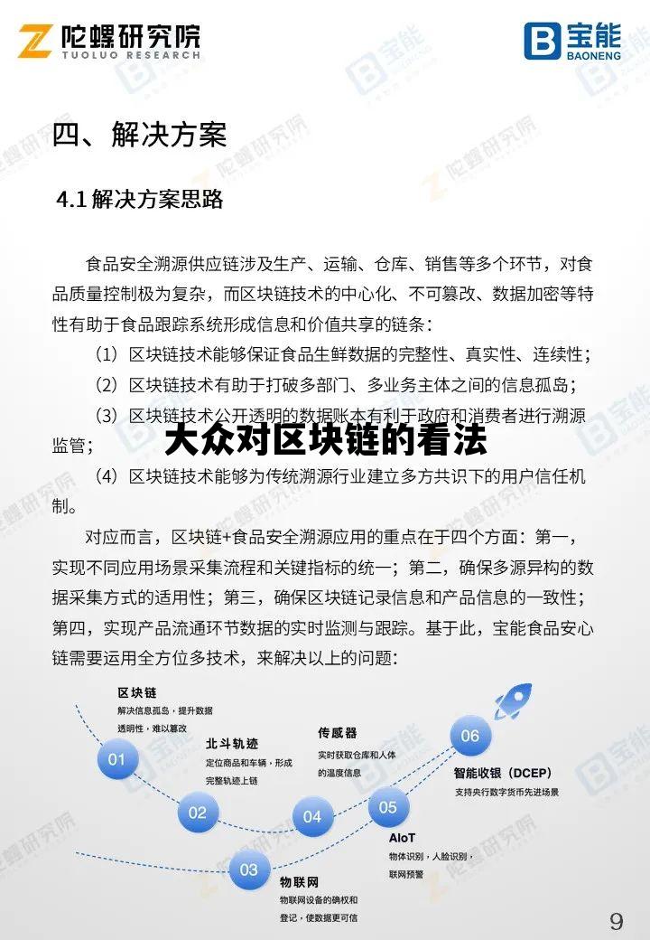 区块链能用在金融哪个领域，大众对区块链的看法